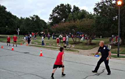 National Night Out Police at play