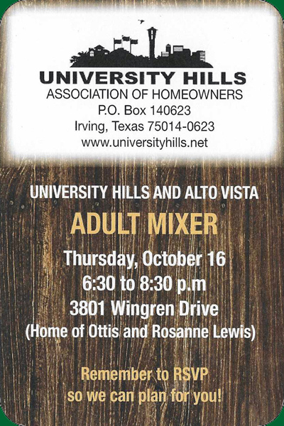 UHAOH Octoberfest Mixer